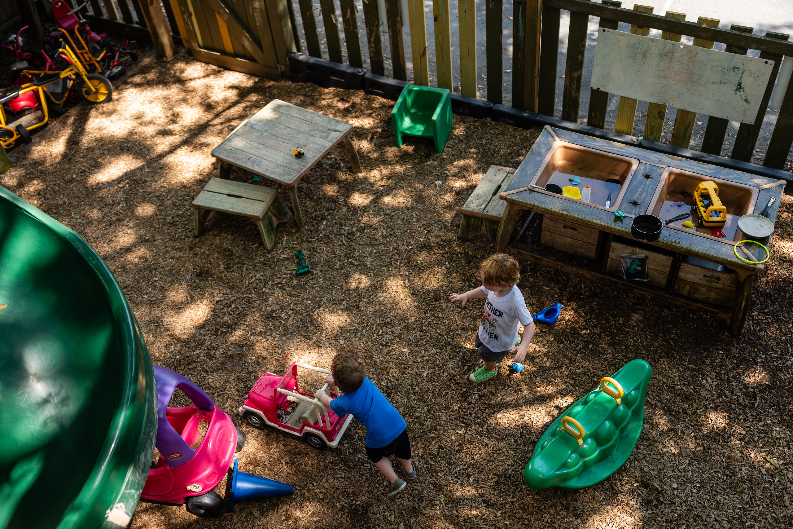 Children playing outside at School for Friends